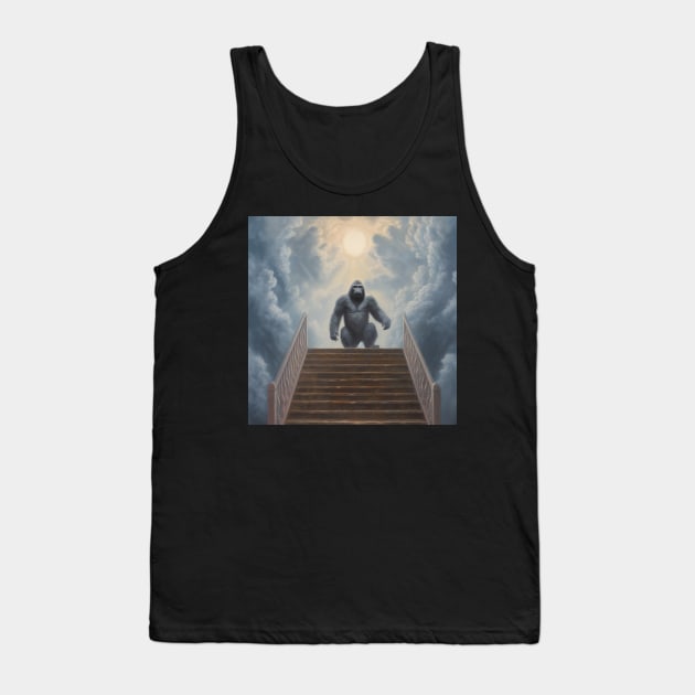 Harambe Stairway To Heaven Tank Top by MemeScenes